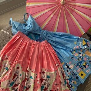Disney Dapper Day Pinup couture dress sz L